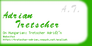 adrian tretscher business card